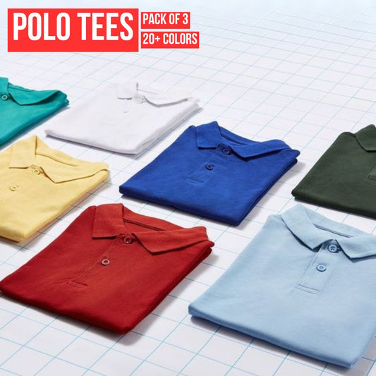 Pack of 3 Polo T-Shirts