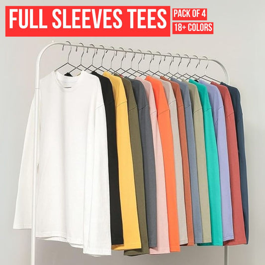 Pack of 4 Full Sleeves T-Shirts