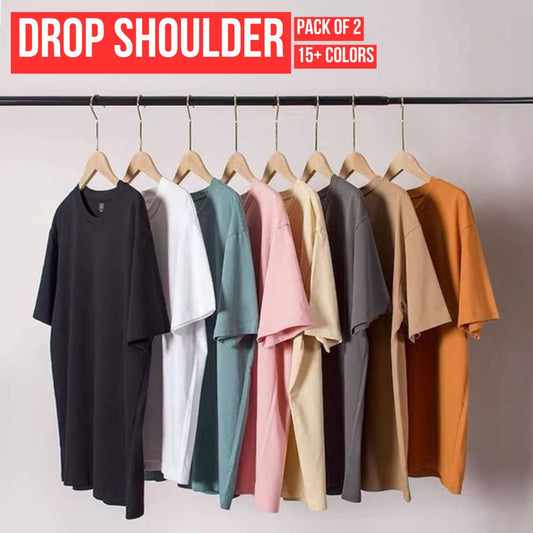 Drop Shoulder T-Shirts Bundle